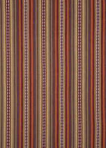 Mulberry Fabric Dalton Stripe Spice/Plum
