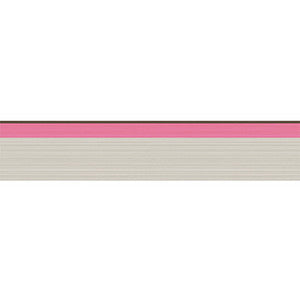 Cole & Son Wallpaper Jaspe Border Charcoal/Pink