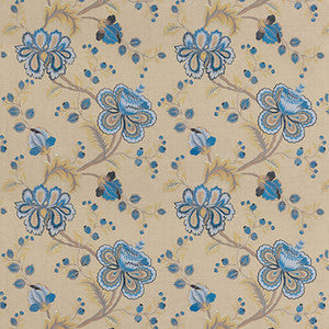G P & J Baker Fabric Elvington Indigo