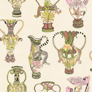 Cole & Son Wallpaper Khulu Vases Cream & Multi