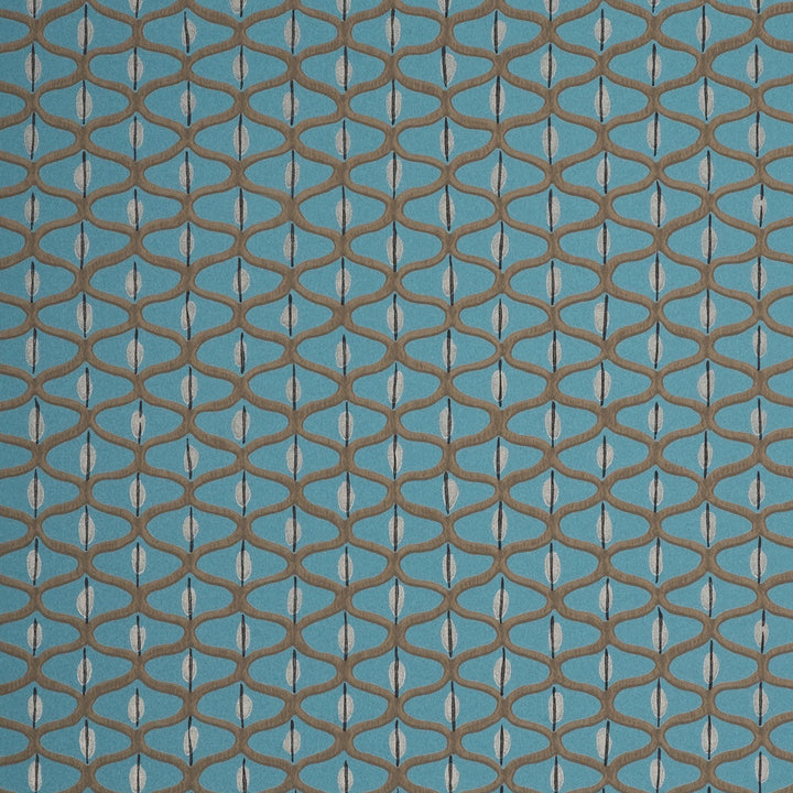 Baker Lifestyle Wallpaper Coffee Bean Teal/Silver