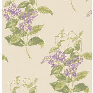Cole & Son Wallpaper Madras Violet Olive & Lavender