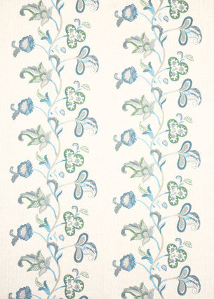 G P & J Baker Fabric Cawdor Teal