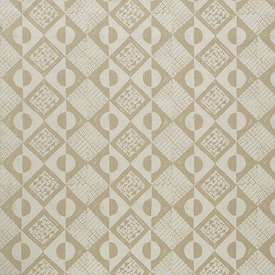 Lee Jofa Fabric Circles And Squares Off White