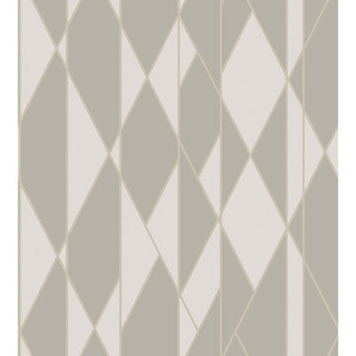Cole & Son Wallpaper Oblique Grey And White