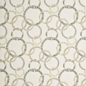 Baker Lifestyle Wallpaper Roundel Ivory/Stone