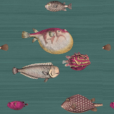 Cole & Son Wallpaper Acquario Viridian