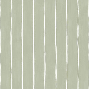 Cole & Son Wallpaper Marquee Stripe Soft Olive