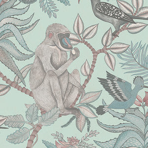 Cole & Son Wallpaper Savuti Duck Egg