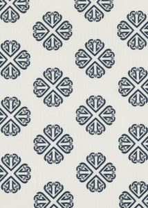 G P & J Baker Fabric Kersloe Indigo