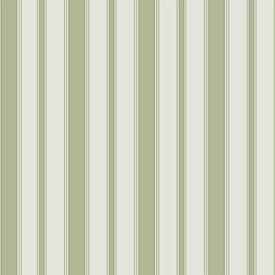 Cole & Son Wallpaper Cambridge Stripe Leaf Green
