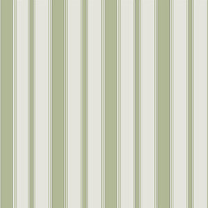 Cole & Son Wallpaper Cambridge Stripe Leaf Green
