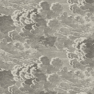 Cole & Son Wallpaper Nuvolette Gilver & Charcoal