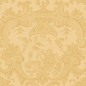 Cole & Son Wallpaper Chippendale China Yellow
