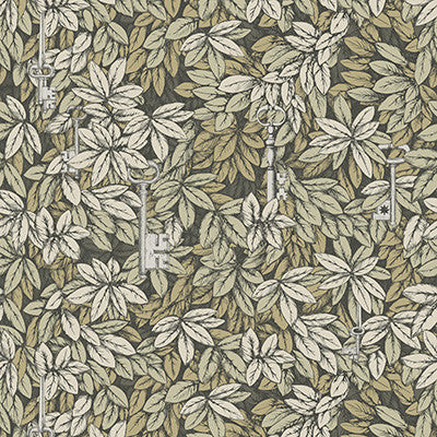 Cole & Son Wallpaper Chiavi Segrete Gilver & Gold