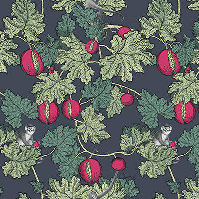 Cole & Son Wallpaper Frutto Proibito Ink & Magenta