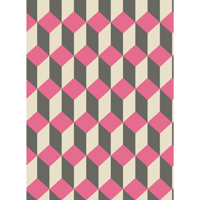 Cole & Son Wallpaper Delano Pink And Black