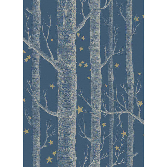 Cole & Son Wallpaper Woods & Stars Midnight