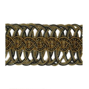 Mulberry Trim Jesters Braid Antique
