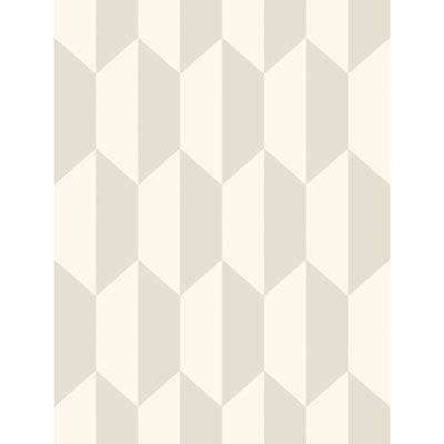 Cole & Son Wallpaper Tile White And Stone