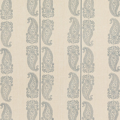 G P & J Baker Fabric Cromer Paisley Indigo