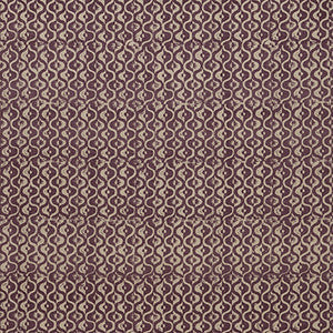 Lee Jofa Fabric Small Medallion Aubergine