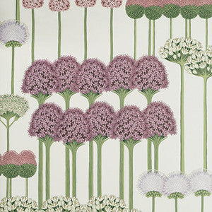 Cole & Son Wallpaper Allium Mulb/Blush/Lilac/Wh