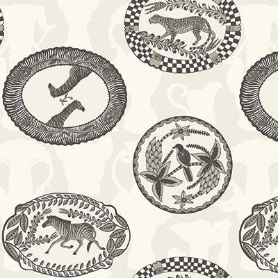 Cole & Son Wallpaper Matrinah Black & White