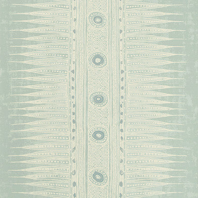 Lee Jofa Wallpaper Indian Zag Paper Aqua