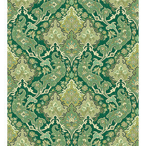 Cole & Son Wallpaper Pushkin Forest Green