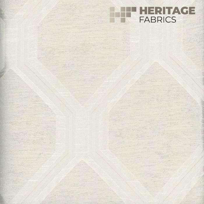 Arbor Eggshell by Heritage Designer Fabric - 59 Poly + 41 Cotton India 32,000 Horizontal: 6" and Vertical: 7.5" 54" - Swanky Fabrics -