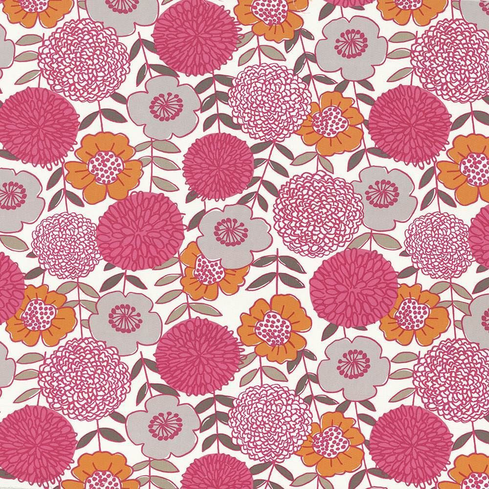 Arcodoro Papaya by Kasmir Designer Fabric 5063 100% Cotton CHINA 15,000 Wyzenbeek Double Rubs Horizontal: 27 inches and Vertical: 25 2/8 inches 54 - Swanky Fabrics -