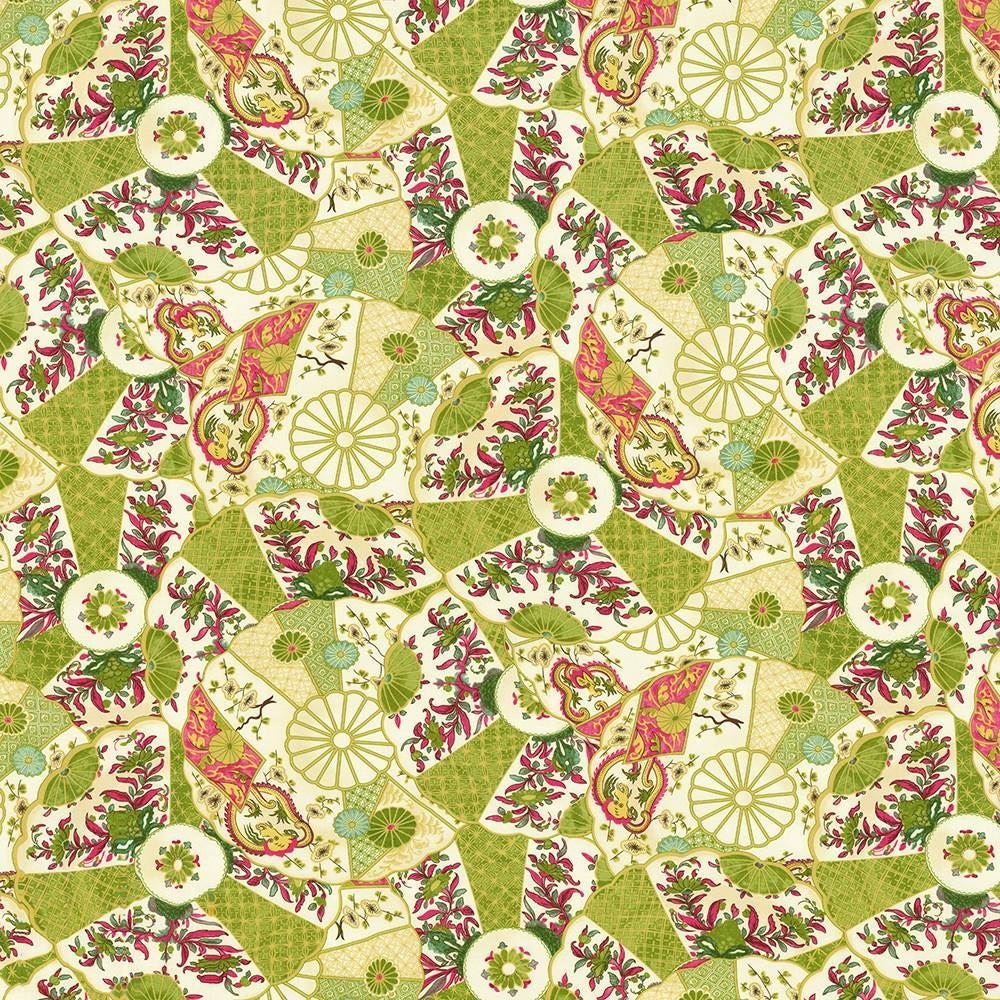 Arita Spring by Kasmir Designer Fabric 5107 100% Cotton PERU 42,000 Wyzenbeek Double Rubs Horizontal: 27 inches and Vertical: 22 inches 54 - Swanky Fabrics -