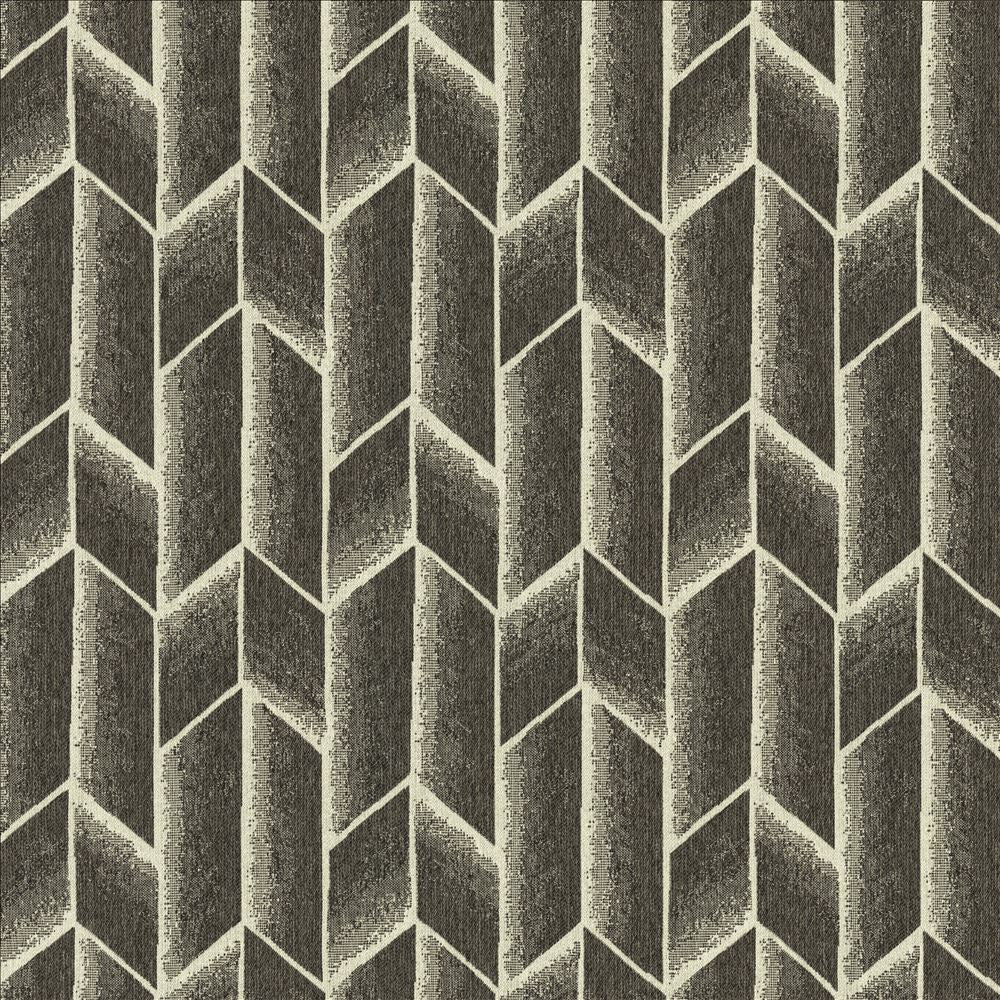 Astonish Carbon  by Kasmir Designer Fabric 1451 38% Olefin
28% Recycled Cotton
25% Cotton
9% Polyester
 USA 33,000 Wyzenbeek Double Rubs Horizontal: 13 4/8 inches and Vertical: 13 6/8 inches 54  - Swanky Fabrics -