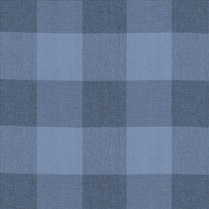 Athena Check Indigo by Kasmir Designer Fabric 1472 100% Polyester
 INDIA 51,000 Wyzenbeek Double Rubs </p><p>Repeat: Horizontal: 7 6/8 inches and Vertical: 8 inches 54 - Swanky Fabrics -