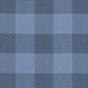 Kasmir Fabric Athena Check Indigo