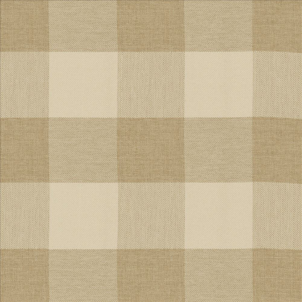 Athena Check Wheat by Kasmir Designer Fabric 1471 100% Polyester
 INDIA 51,000 Wyzenbeek Double Rubs </p><p>Repeat: Horizontal: 7 6/8 inches and Vertical: 8 inches 54 - Swanky Fabrics -