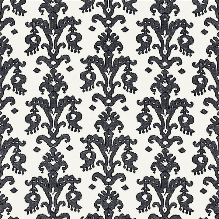 Audacious Slate by Kasmir Designer Fabric 1450 100% Cotton
 INDIA </p><p>Repeat: Horizontal: 20 4/8 inches and Vertical: 15 2/8 inches 56 - Swanky Fabrics -