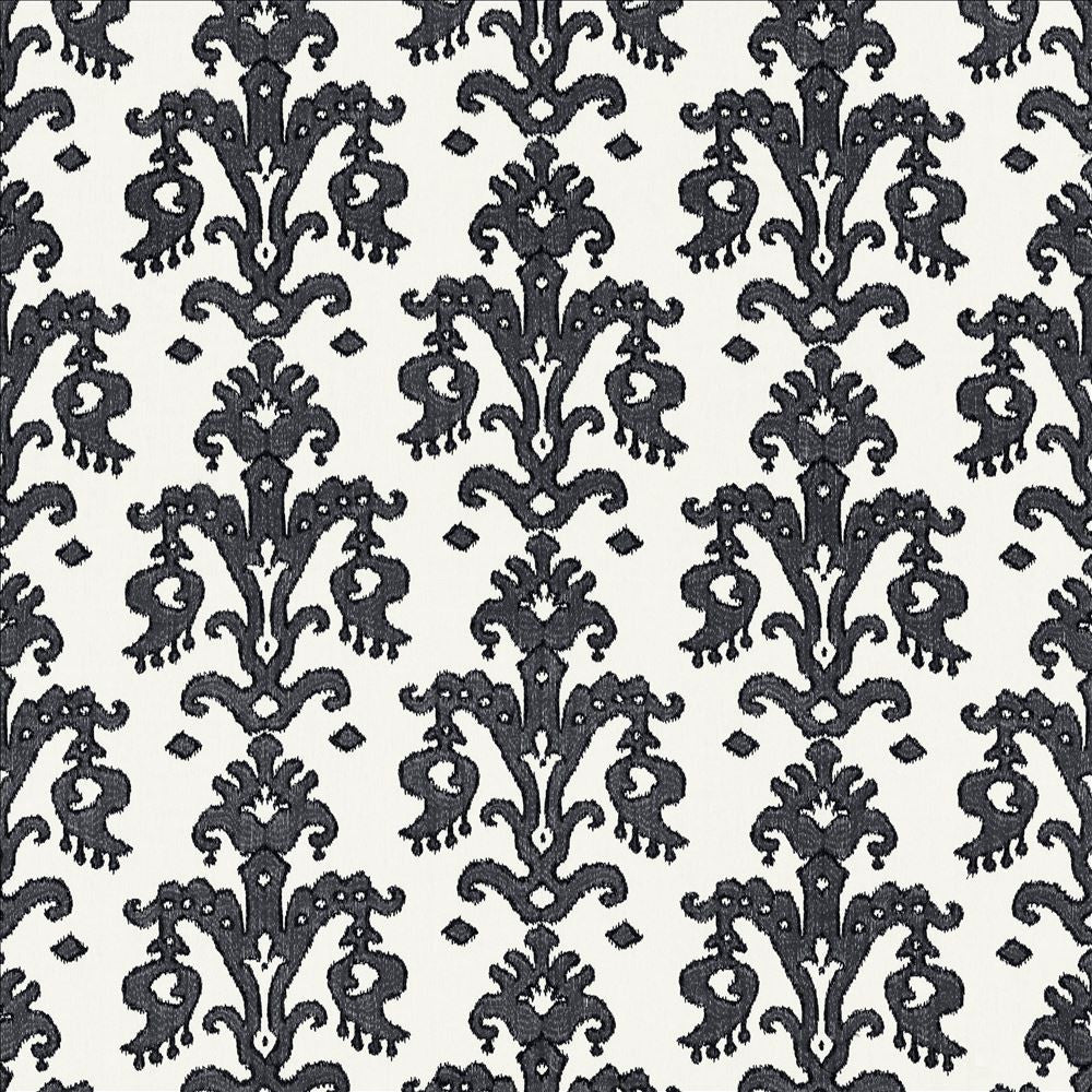 Audacious Slate by Kasmir Designer Fabric 1450 100% Cotton
 INDIA </p><p>Repeat: Horizontal: 20 4/8 inches and Vertical: 15 2/8 inches 56 - Swanky Fabrics -