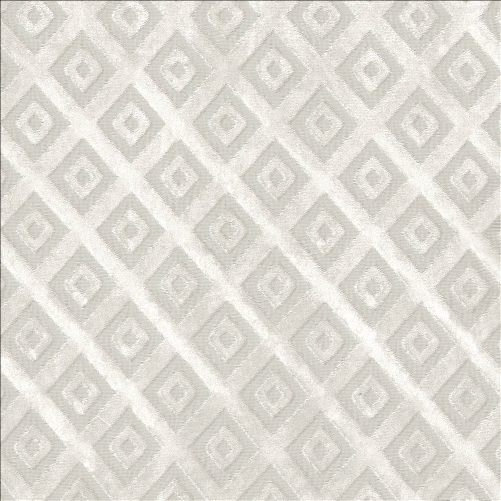 Awareness Ivory  by Kasmir Designer Fabric 5108 100% Polyester  CHINA  </p><p>Repeat: Horizontal: 2 6/8 inches and Vertical: 2 4/8 inches 110  - Swanky Fabrics -