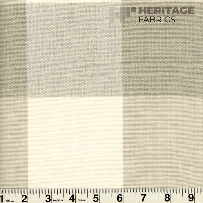 Ballard Fog by Heritage Fabric - 100% Cotton India 9,000 Horizontal: 8" and Vertical: 8" 54" - Fabric Carolina -