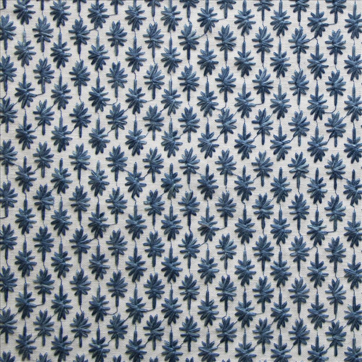 Balsamo Porcelain  by Kasmir Designer Fabric 1477 50% Cotton 50% Polyester  INDIA  </p><p>Repeat: Horizontal: 1 1/8 inches and Vertical: 1 2/8 inches 52  - Swanky Fabrics -