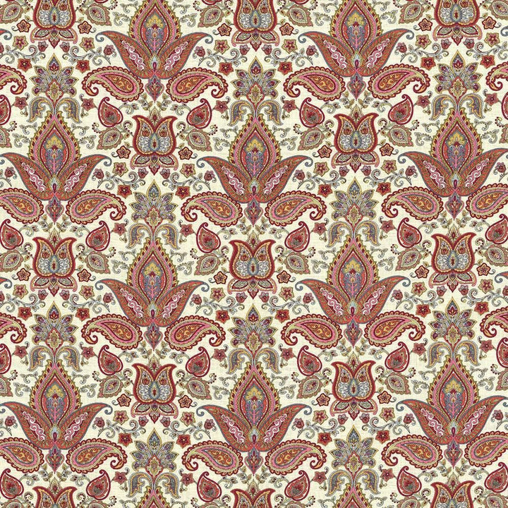 Balthazar Garden Sorbet by Kasmir Designer Fabric 5064 55% Linen 45% Rayon CHINA 15,000 Wyzenbeek Double Rubs Horizontal: 13 4/8 inches and Vertical: 17 4/8 inches 54 - 55 - Swanky Fabrics -