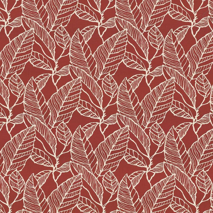 Banana Leaf Red Delicious by Kasmir Designer Fabric 1435 53% Cotton
47% Polyester
 CHINA 60,000 Wyzenbeek Double Rubs </p><p>Repeat: Horizontal: 15 inches and Vertical: 16 inches 59 - Swanky Fabrics -