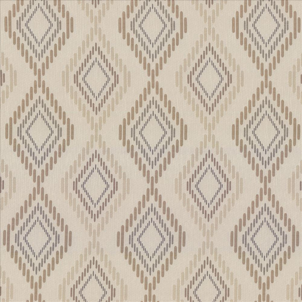 Barindi Sand by Kasmir Designer Fabric See sample 60% Rayon
40% Polyester
 CHINA Not Tested </p><p>Repeat: Horizontal: 7 3/8 inches and Vertical: 7 1/8 inches 49 - Swanky Fabrics -