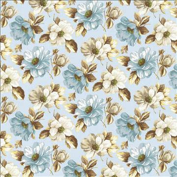 Barmarche Sea Mist by Kasmir Designer Fabric 5065 100% Cotton SPAIN 100,000 Wyzenbeek Double Rubs H: 27 inches, V: 25 2/8 inches 54 - 55 - Swanky Fabrics - Kasmir