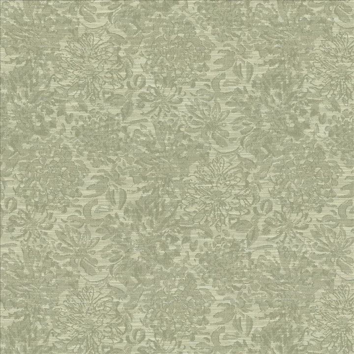 Baroque Silver by Kasmir Designer Fabric 5153 52% Polyester 48% Rayon USA 30,000 Wyzenbeek Double Rubs Horizontal: 29 4/8 inches and Vertical: 31 4/8 inches 54 - Swanky Fabrics -