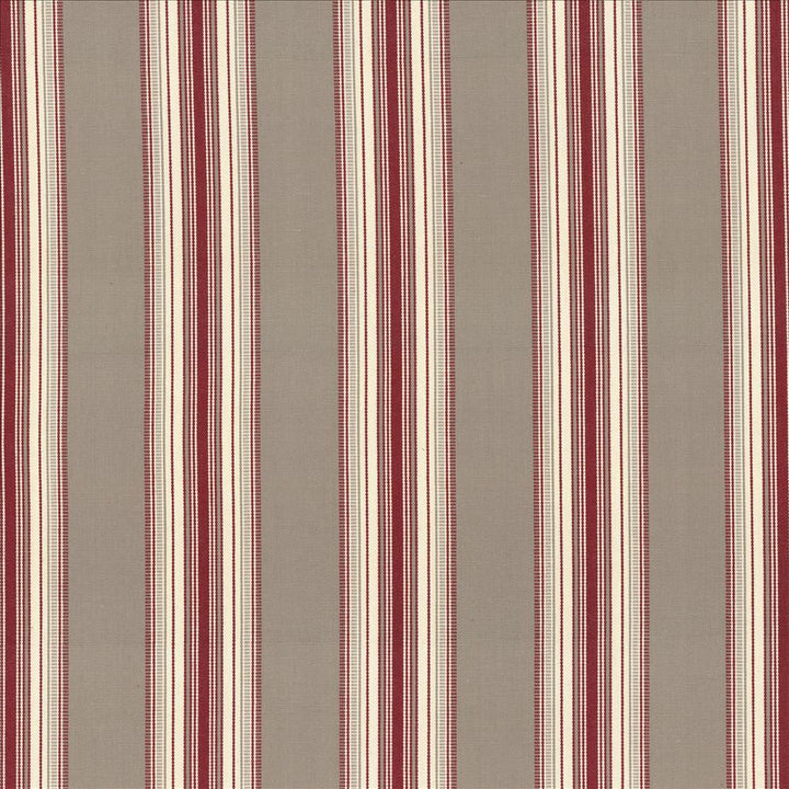 Bartlett Stripe Wine by Kasmir Designer Fabric 5087 100% Cotton
 INDIA </p><p>Repeat: Horizontal: 4 4/8 inches and Vertical: N/A 54 - Swanky Fabrics -