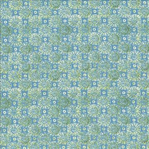 Kasmir Fabric Batik Medallion Surf