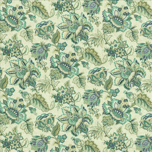Kasmir Fabric Bay Garden Seafoam